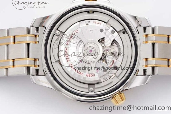 0522 ZeroBulk Seamaster Diver 300M SS YG Blue Ceramic Bezel JVSF 1:1 Best Edition Blue Dial on SS YG Bracelet A 7784
